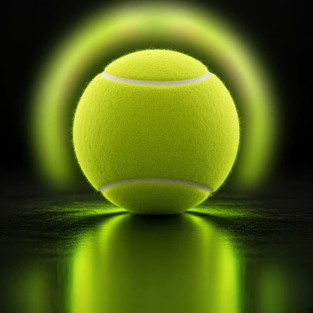 Glow Tennis Balls in Green